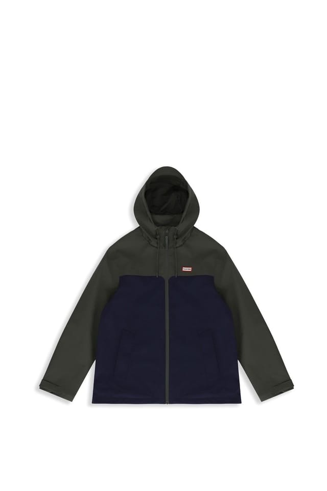 Hunter Hunter Men's Original Block Waterproof Jacket in Dark Green - 3