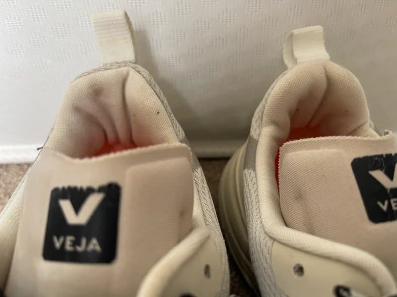 Veja Veja Dekkan Alveomesh Natural White Trainers Size UK 8