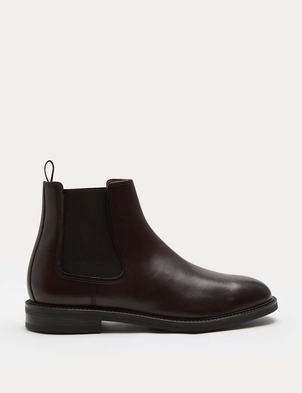 Marks & Spencer M&S Dark Brown Leather Chelsea Boots