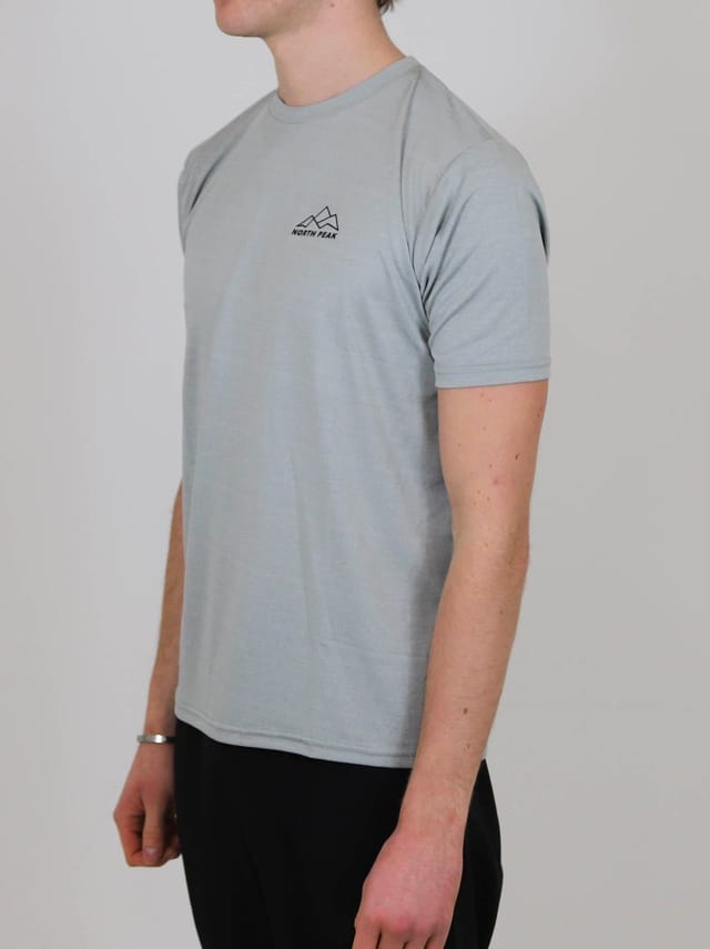 North Peak North Peak Men's Cornice T-Shirt Charcoal in Grey - 3