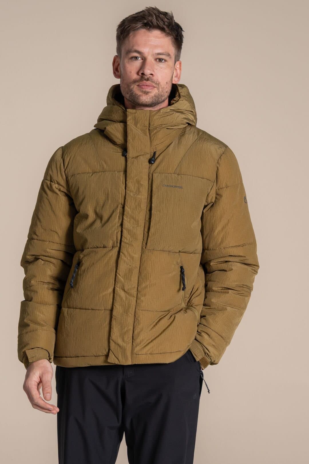 Craghoppers Craghoppers Men's Ingvor Hooded Insulated Jacket in Dark Olive