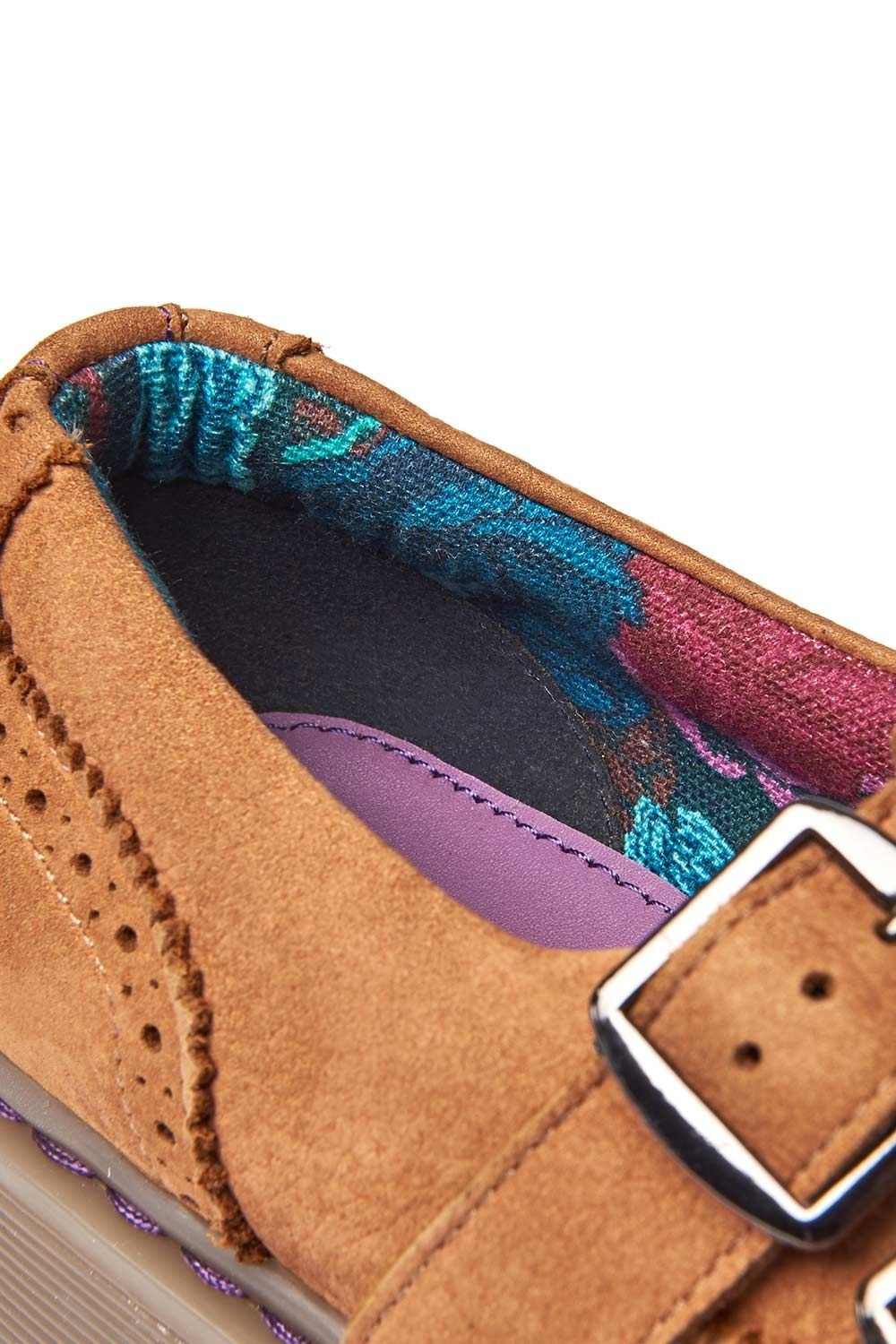 Moshulu Moshulu Women's 'Calthia' Chunky Nubuck Mary Jane Shoes in Tan - 4