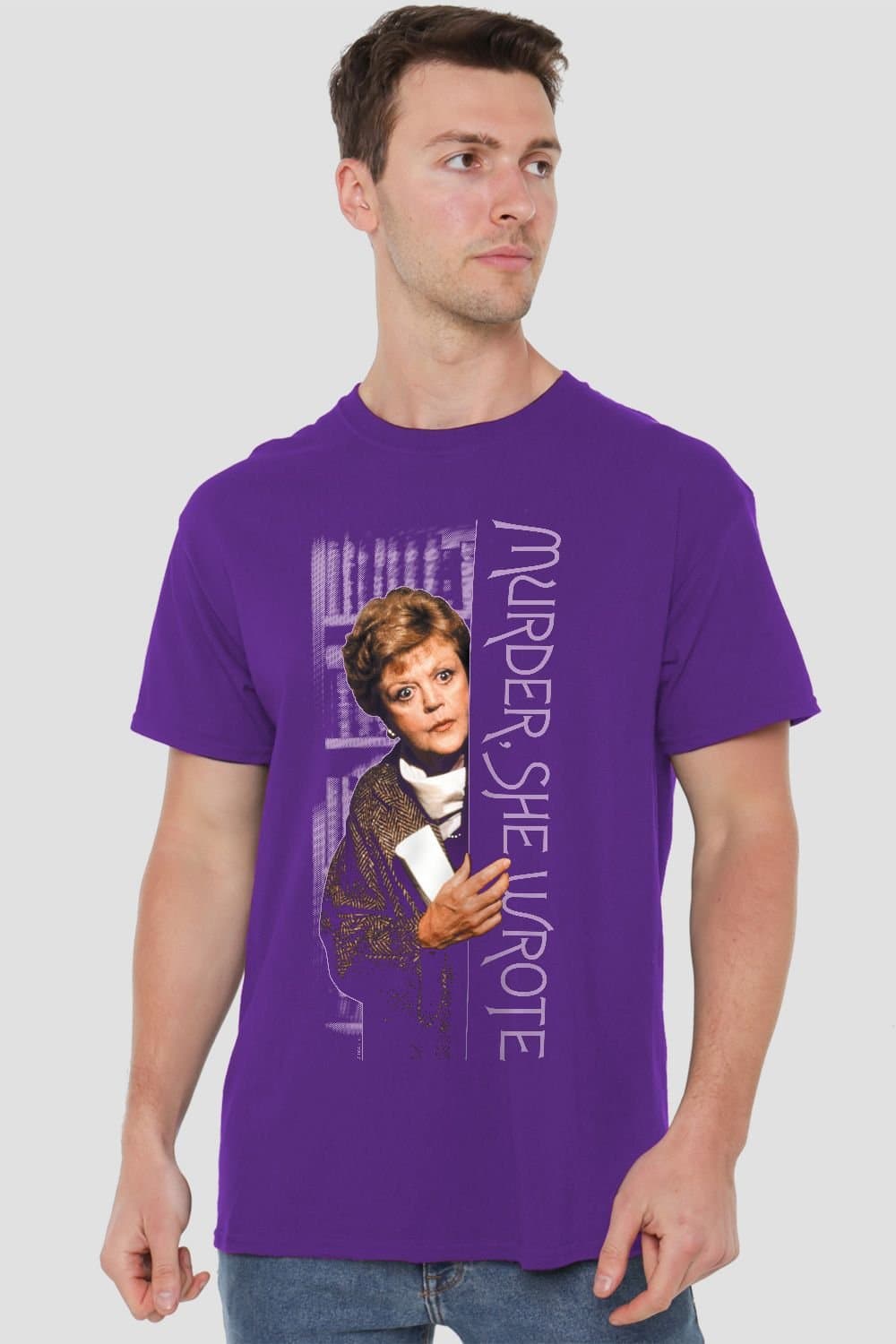 NBCU NBCU Men's Murder She Wrote Surprise T-Shirt, Purple
