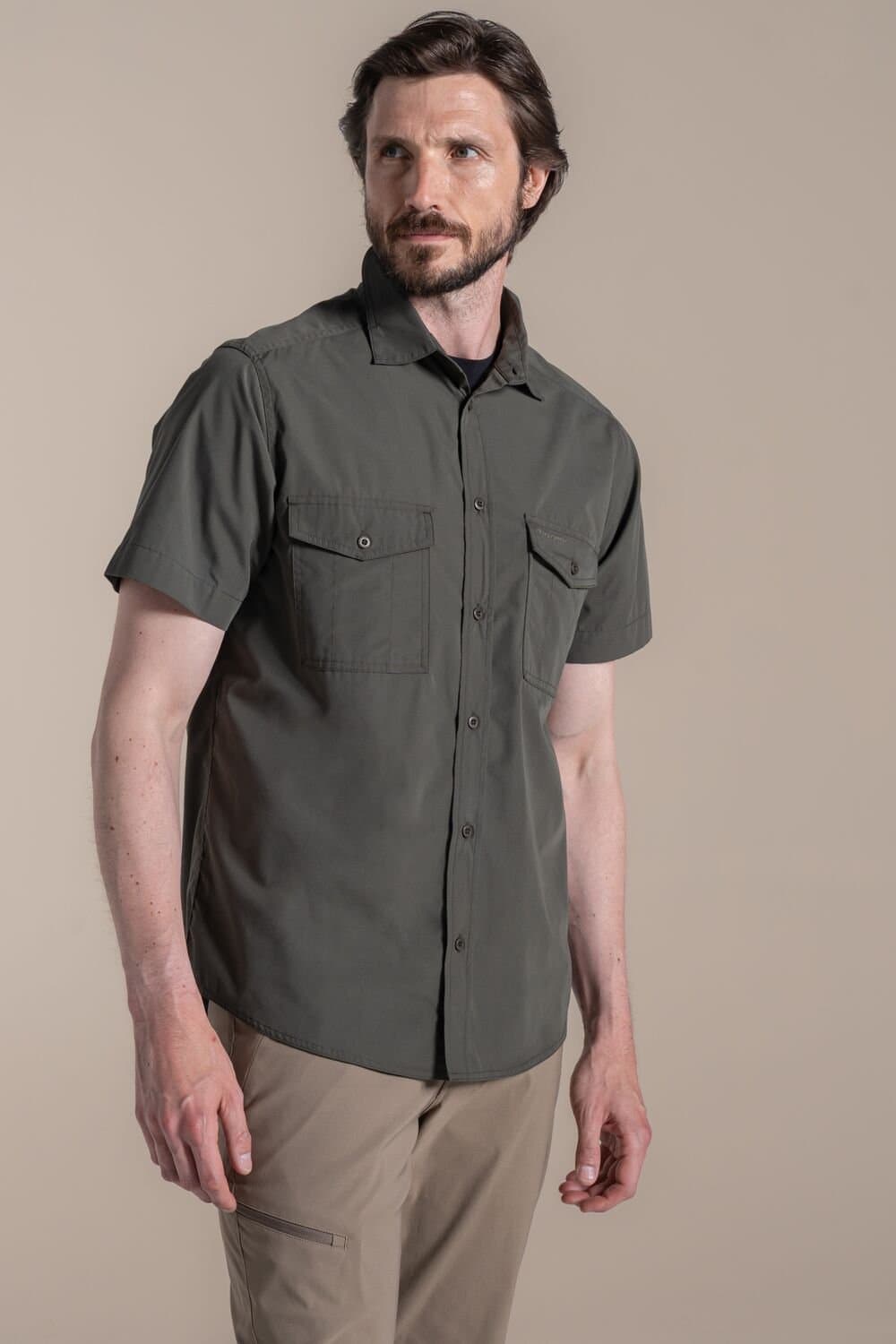 Craghoppers Craghoppers Khaki Short Sleeved Anti-Insect Shirt
