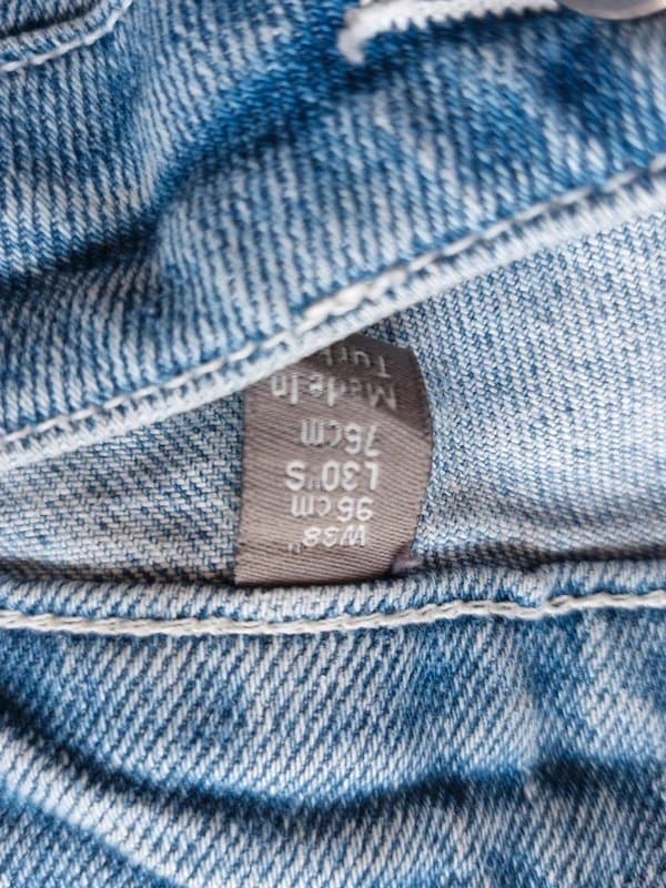 ASOS Mens distressed blue jeans