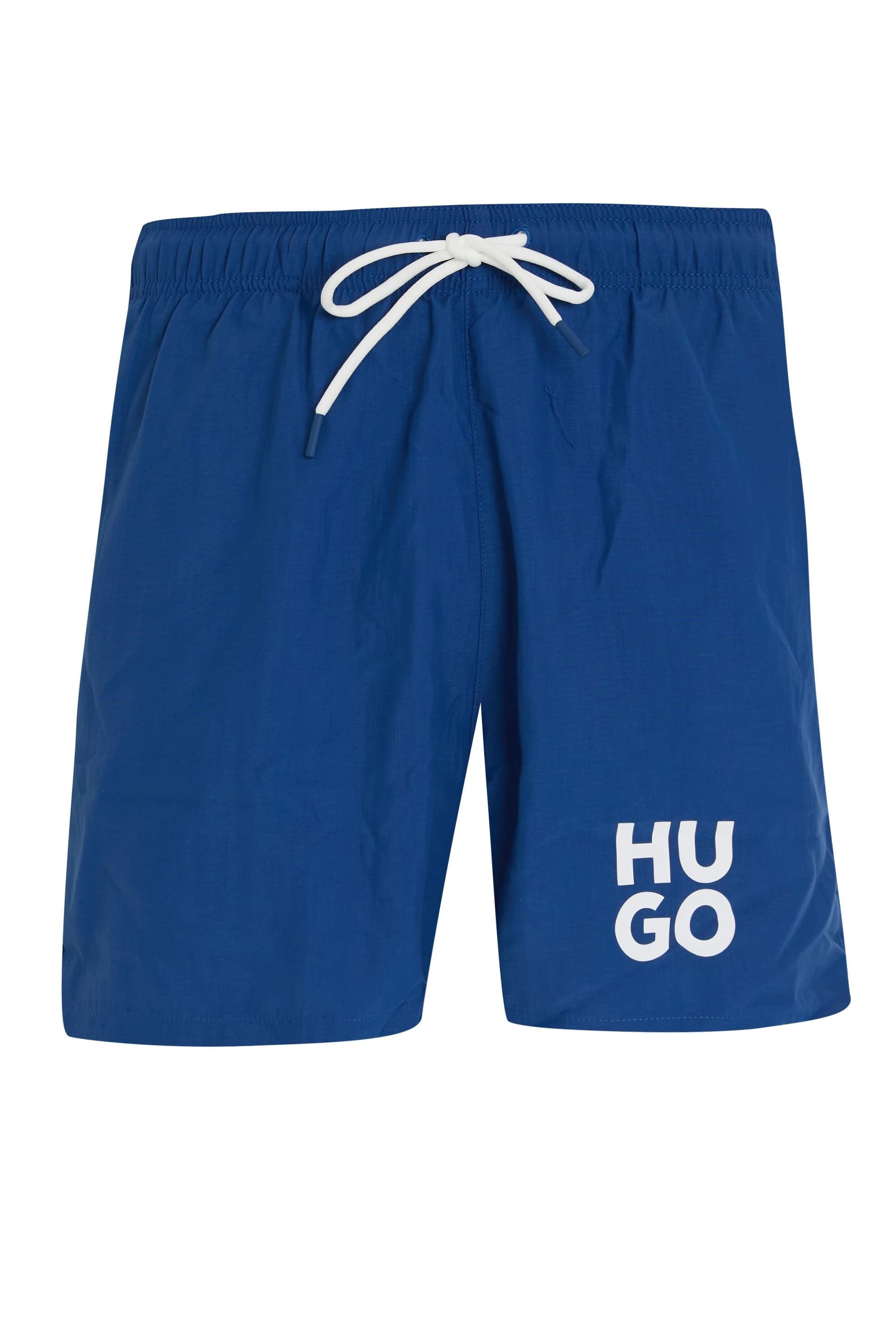 HUGO Hugo Men's Paolo Swim Shorts Open Blue
