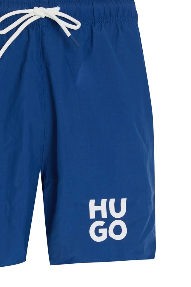 HUGO Hugo Men's Paolo Swim Shorts Open Blue - 3
