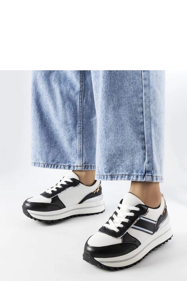 Love Lace Love Lace Women's Sport Sneakers with Brocade Inserts for Summer Daily Wear in Black - 3