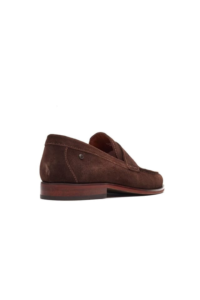 Base London Base London Men's Slate Penny Loafer in Brown - 2