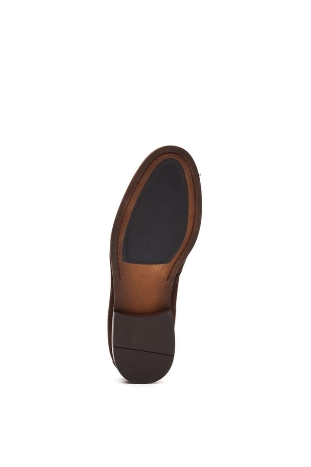 Base London Base London Men's Slate Penny Loafer in Brown - 3