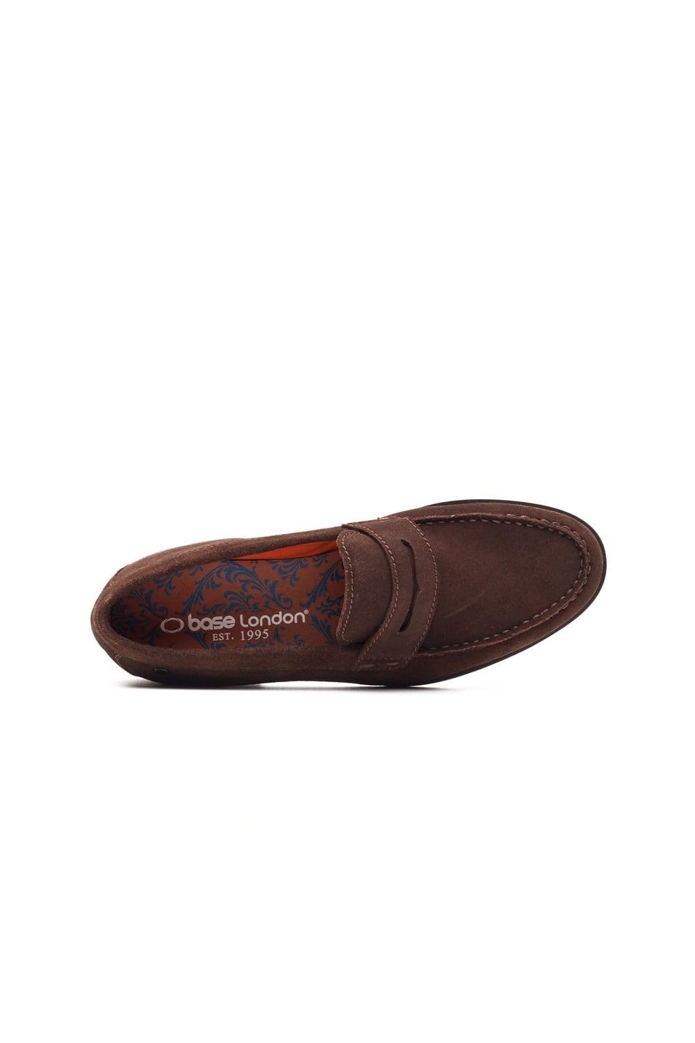 Base London Base London Men's Slate Penny Loafer in Brown - 4