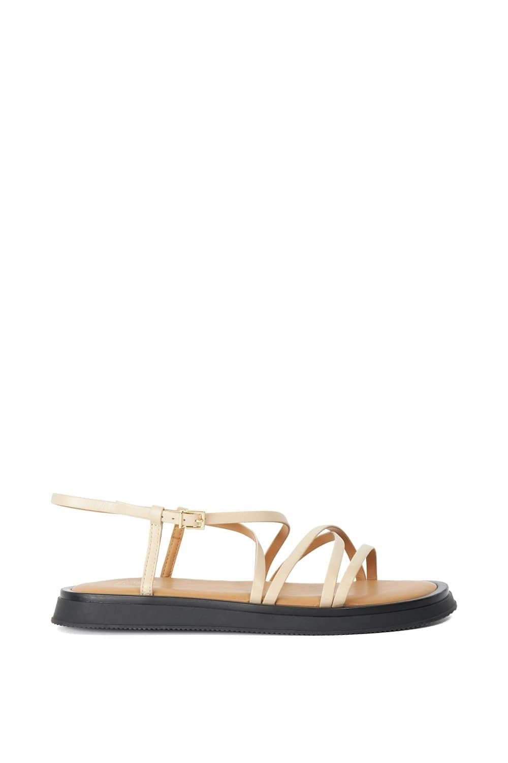 Dune London Dune London Women's 'Laia' Leather Sandals in Natural