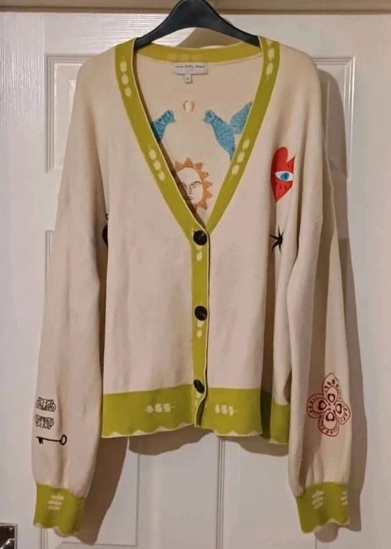 Never Fully Dressed Never Fully Dressed Sundazed Embroidered Cardigan- size XXL 20/22