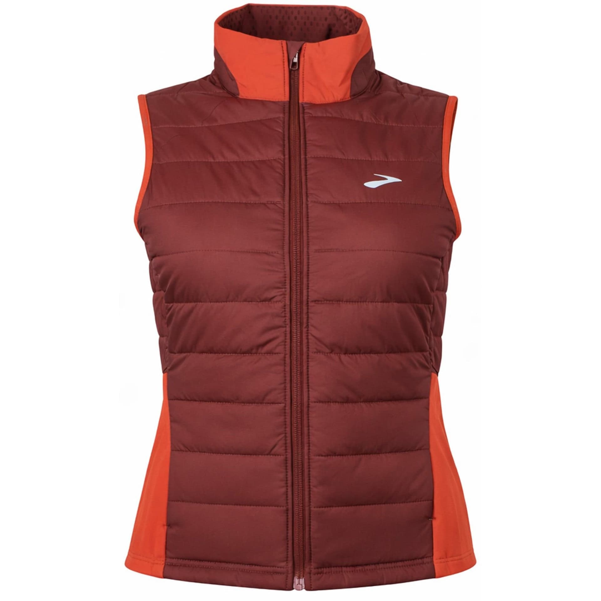 Brooks Brooks Women's Shield Hybrid 2.0 Dark Red Gilet