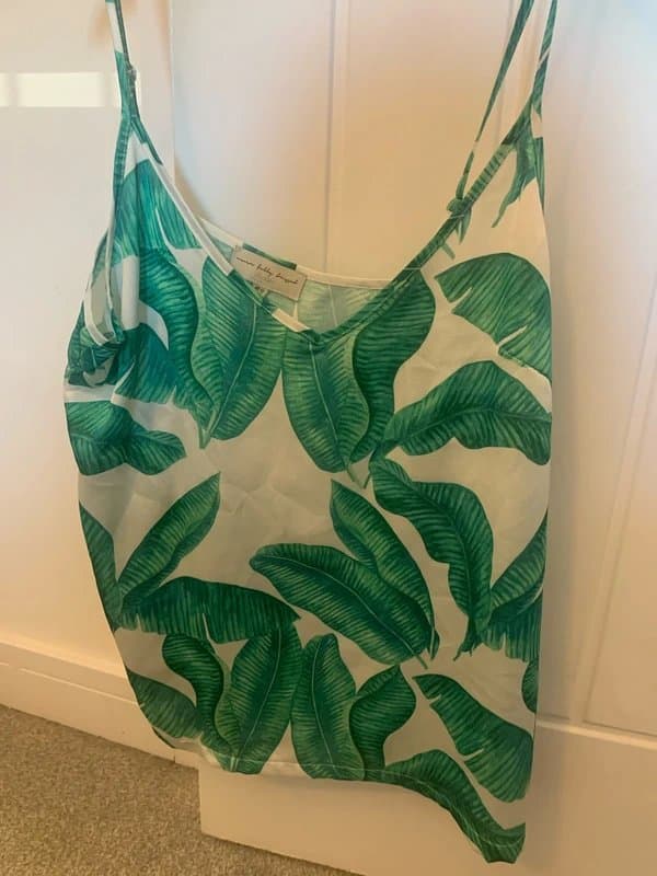 Never Fully Dressed Summer cami- leaf print