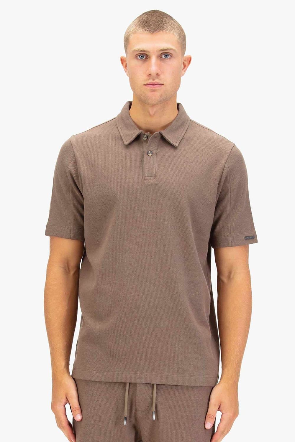 Luke 1977 Luke 1977 Men's Fuego Button Down Polo in Brown