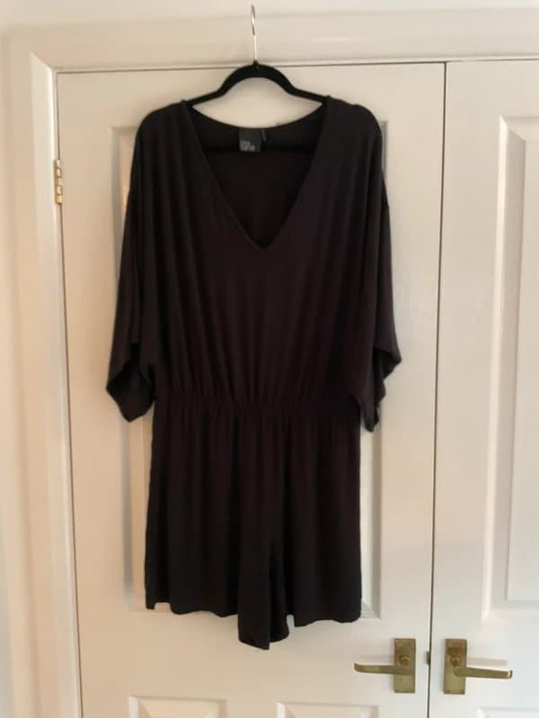 ASOS ASOS curve playsuit size 18 black