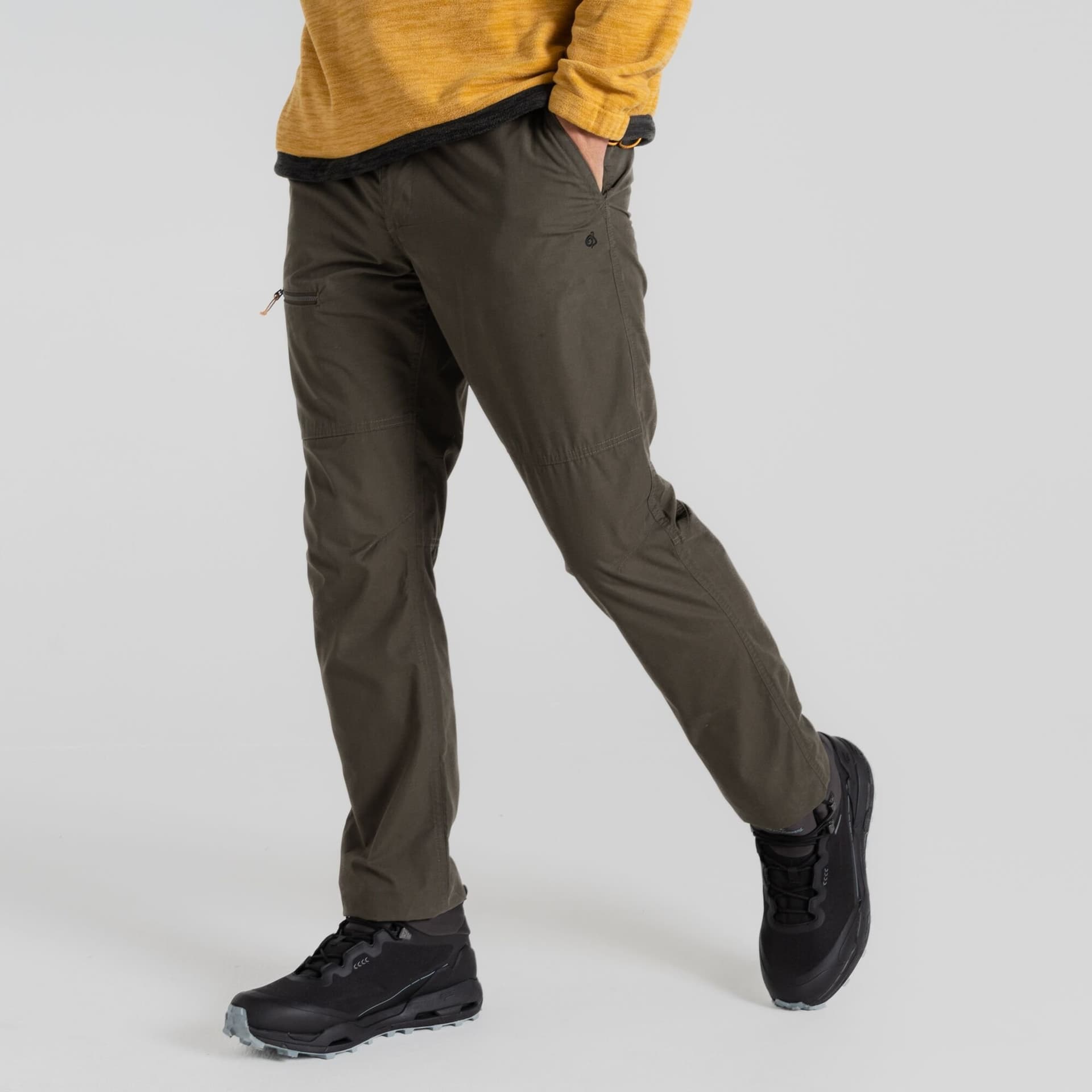 Craghoppers Craghoppers Men's Brisk Practical Lightweight Walking Water Repellant Trouser in Khaki