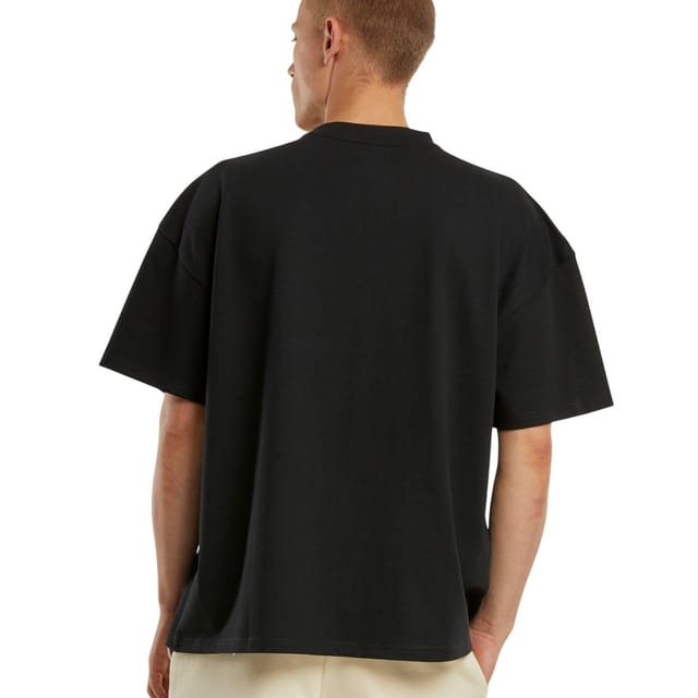 New Morning Studios New Morning Studios Men's Jersey Cotton Oversized T-Shirt in Black - 2