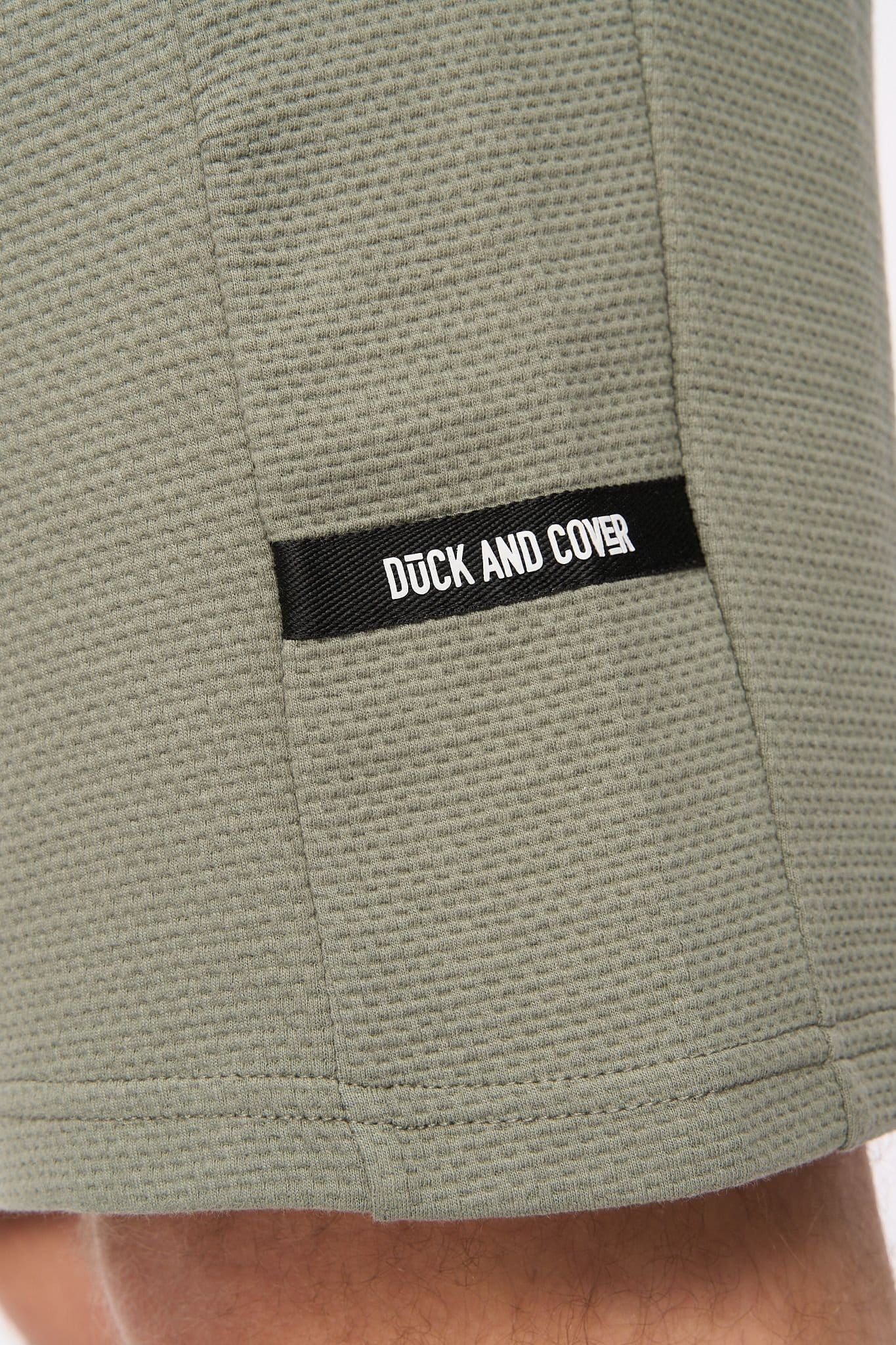 Duck&Cover Duck&Cover Men's Topfield Comfortable Textured Everyday Shorts in Olive - 4