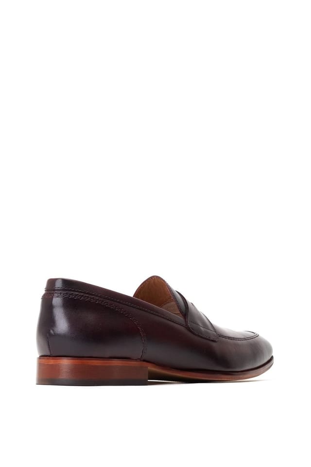 Base London Base London Men's Bruno Penny Loafer in Wine - 2