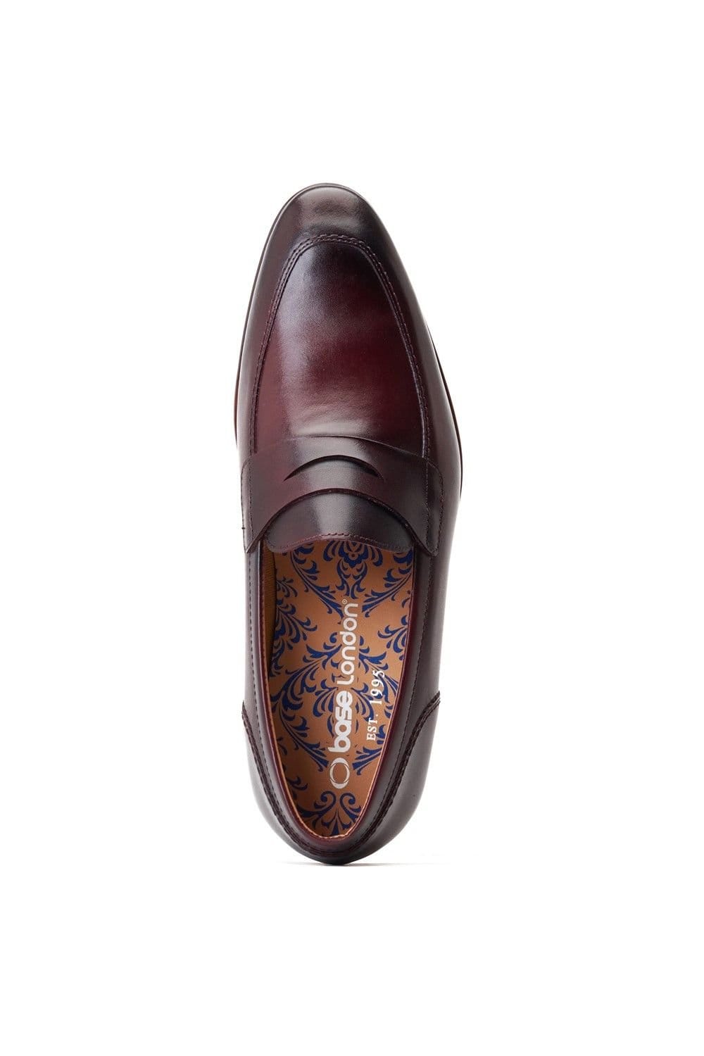 Base London Base London Men's Bruno Penny Loafer in Wine - 4
