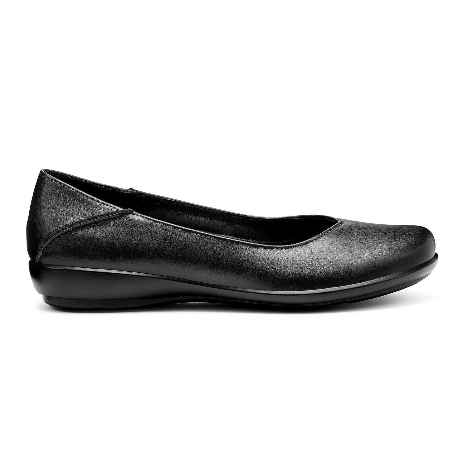 Hotter Hotter Women's Wide Fit 'Birdie' Ballerina Pumps in Black - 4