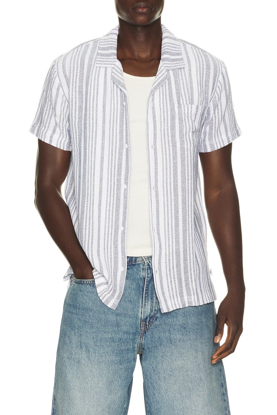 revolve Basket Weave Camp Shirt - 1