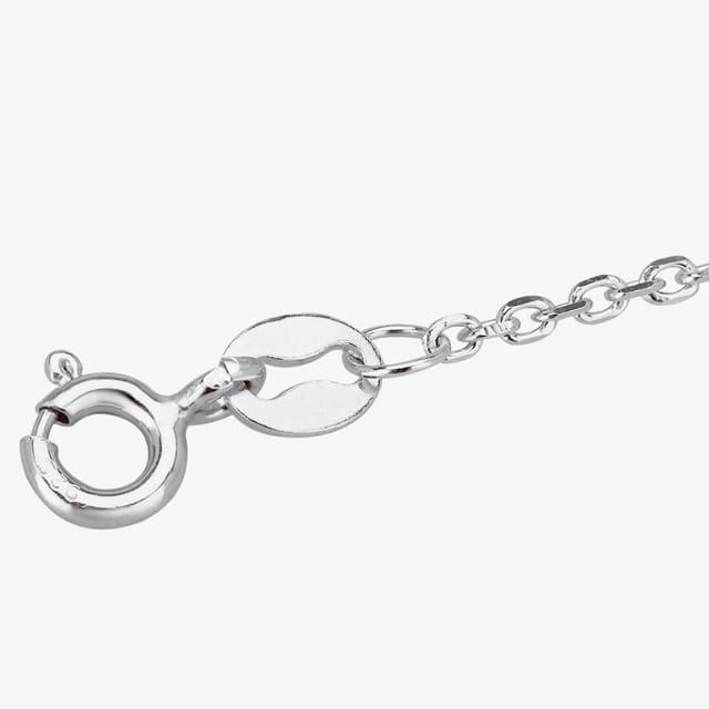 T.H.Baker T.H.Baker Women's Silver Medium Plain Heart Pendant P-4082 - 3
