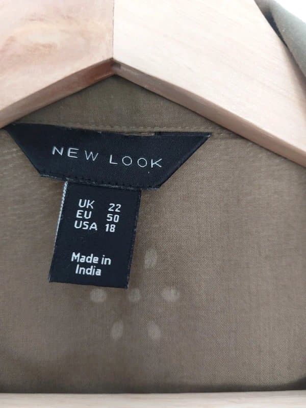 New Look New Look size 22 Khaki Green midi summer dress