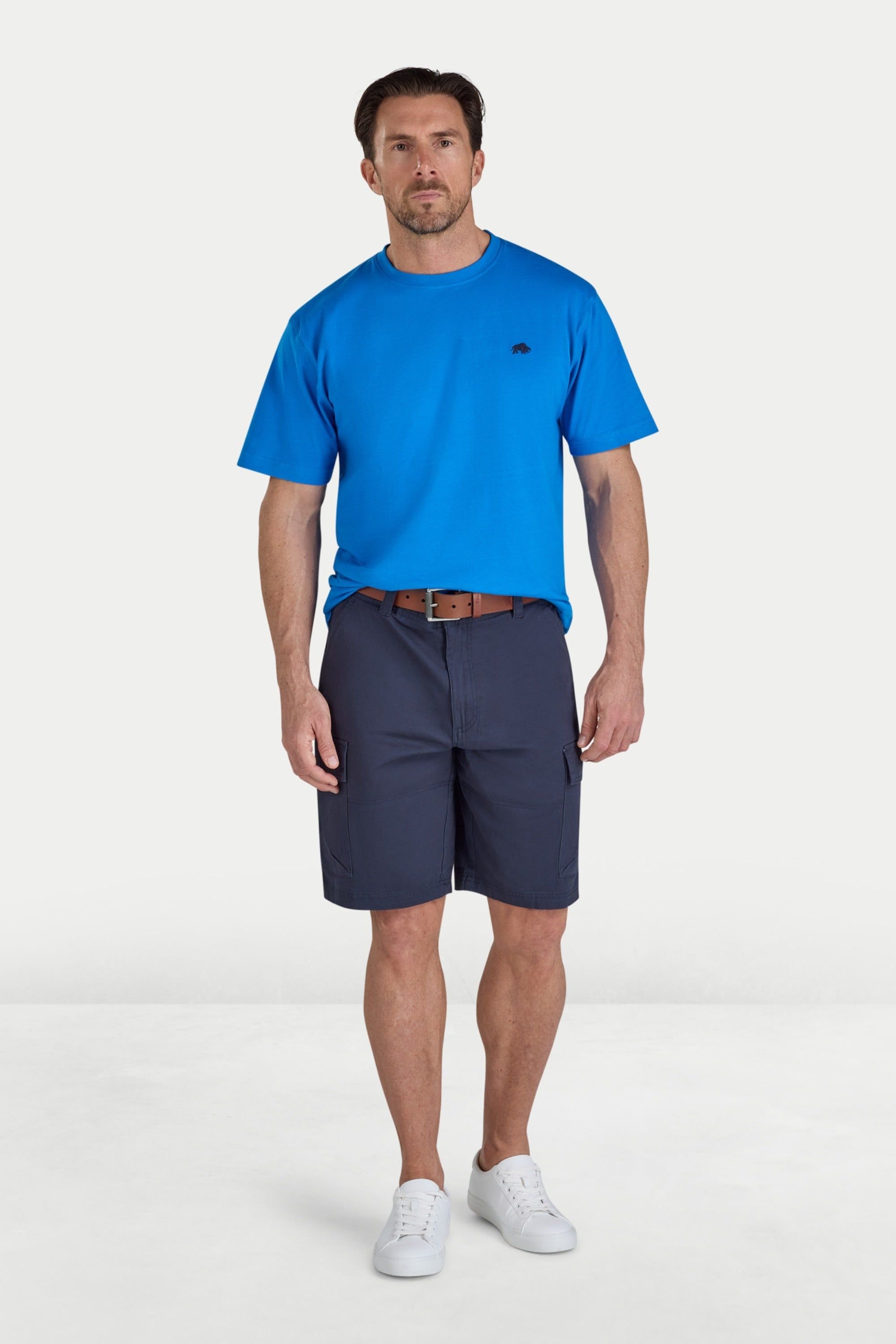 raging bull Raging Bull Men's Classic T-Shirt in Bright Blue - 4