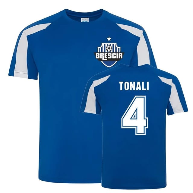 Brescia Brescia Men's Sandro Tonali Sports Training Jersey in Blue - 2