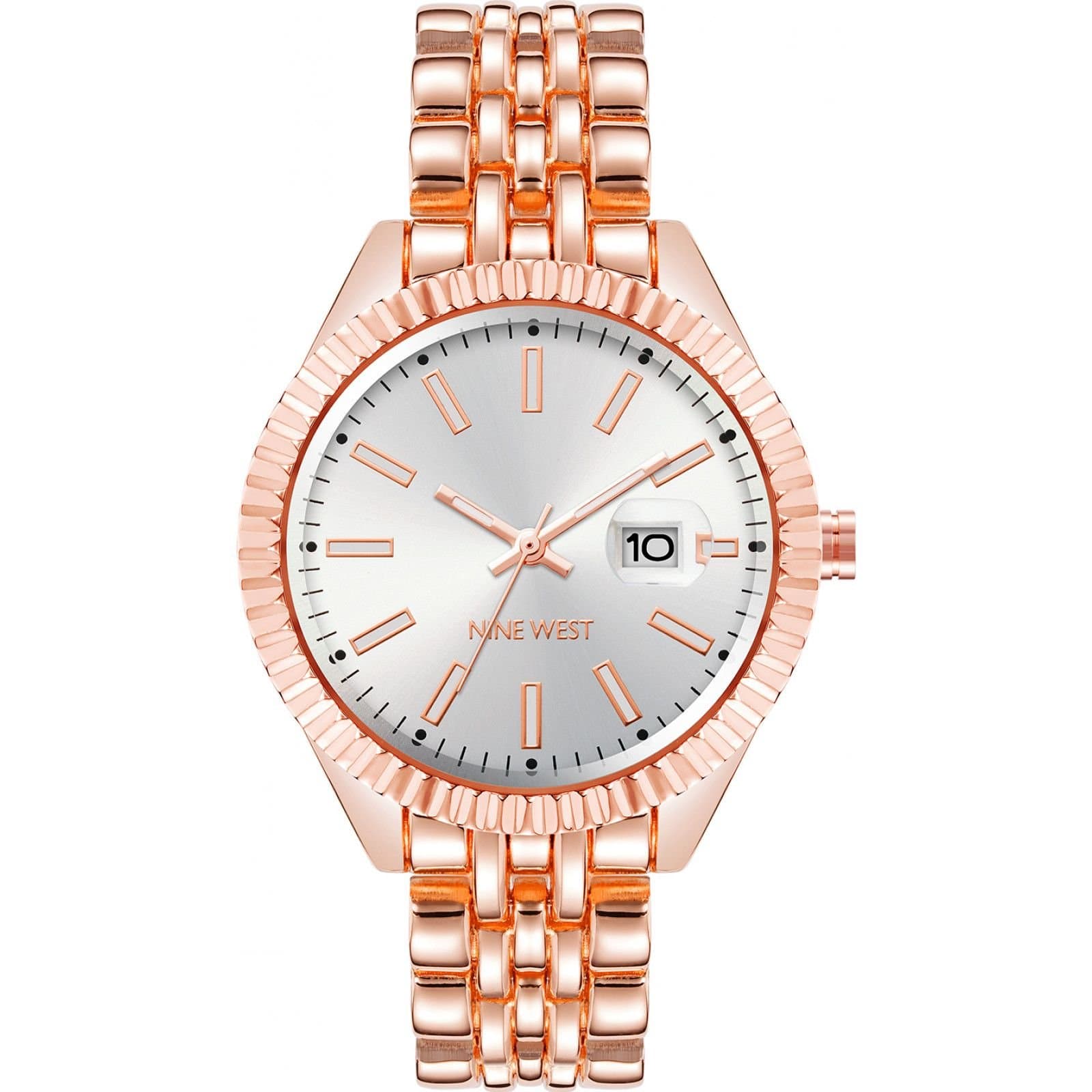 Nine West Nine West Women's NW-2660SVRG 36mm Quartz Watch in Rose Gold