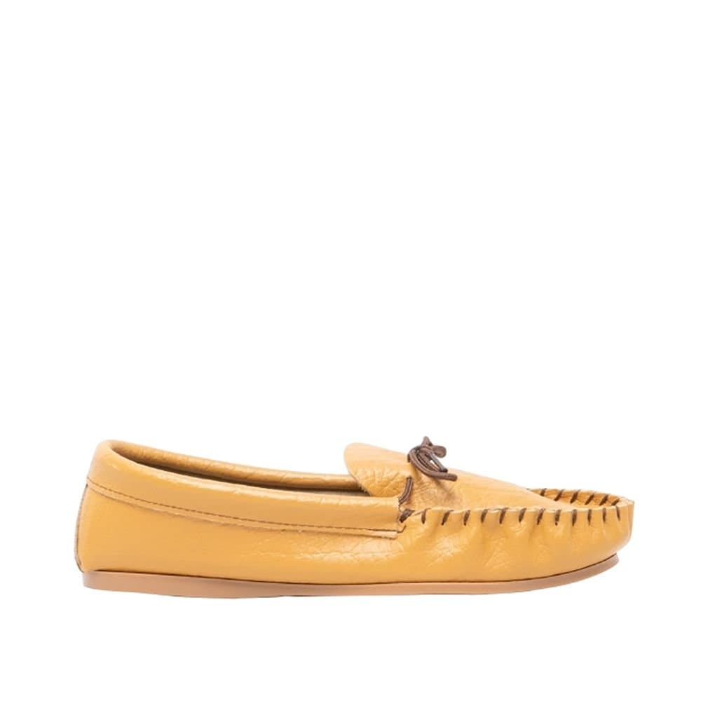 Mokkers Mokkers Men's Gordon Softie Leather Moccasin Slippers in Tan