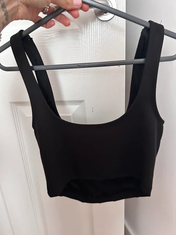 New Look Black stretchy corset type New Look top size 8 S