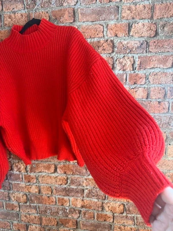 ASOS Design Red think knit jumper ASOS design size 18