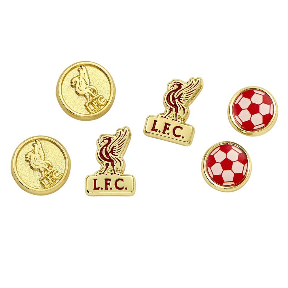 Liverpool FC Liverpool FC Men's Stud Earrings Set (Pack of 3) in Red - 1