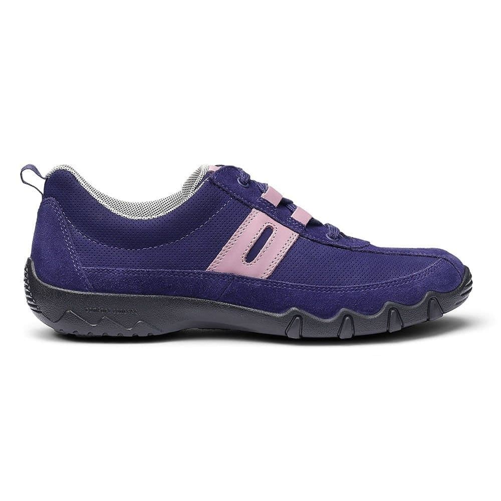 Hotter Hotter Women's Wide Fit 'Leanne II' Trainers in Purple