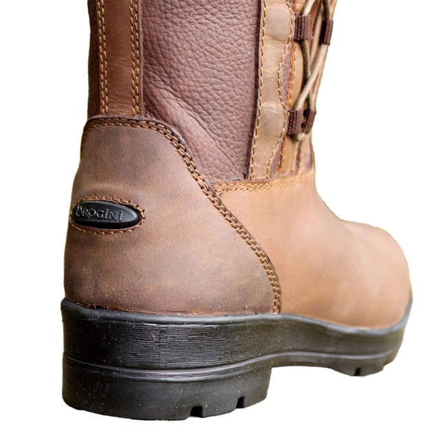 Brogini Brogini Women's Tetbury Grain Leather Country Boots in Brown - 3
