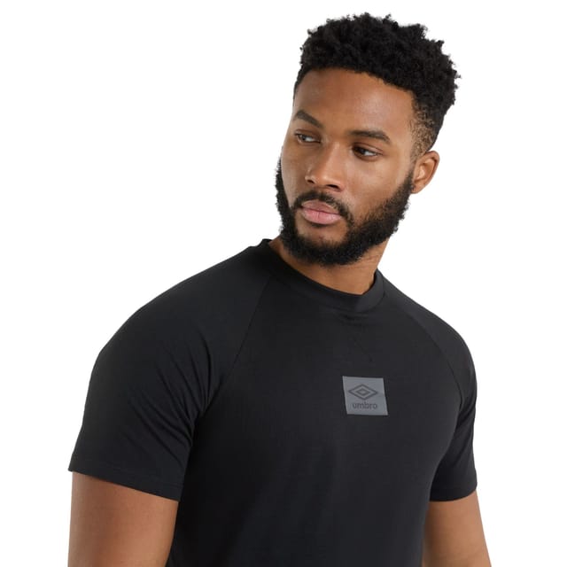 Umbro Umbro Men's Layered Box Logo T-Shirt in Black - 3