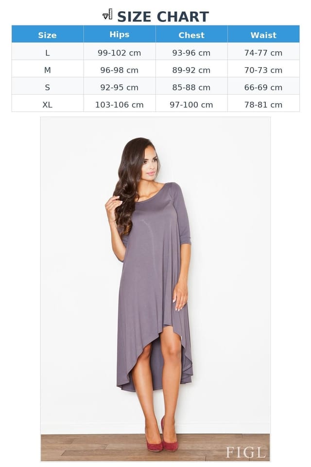 Love Lace Love Lace Women's Casual Elegant Boat Neck Day Dress in Grey - 2
