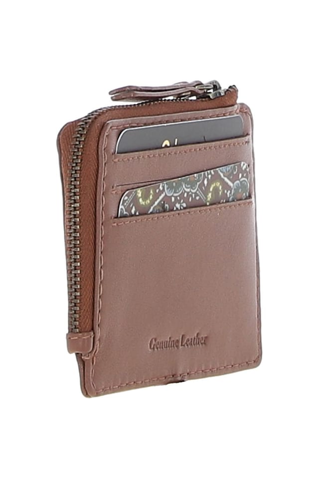 Gabicci GABICCI Men's '805' Real Leather Card Holder in Tan - 3