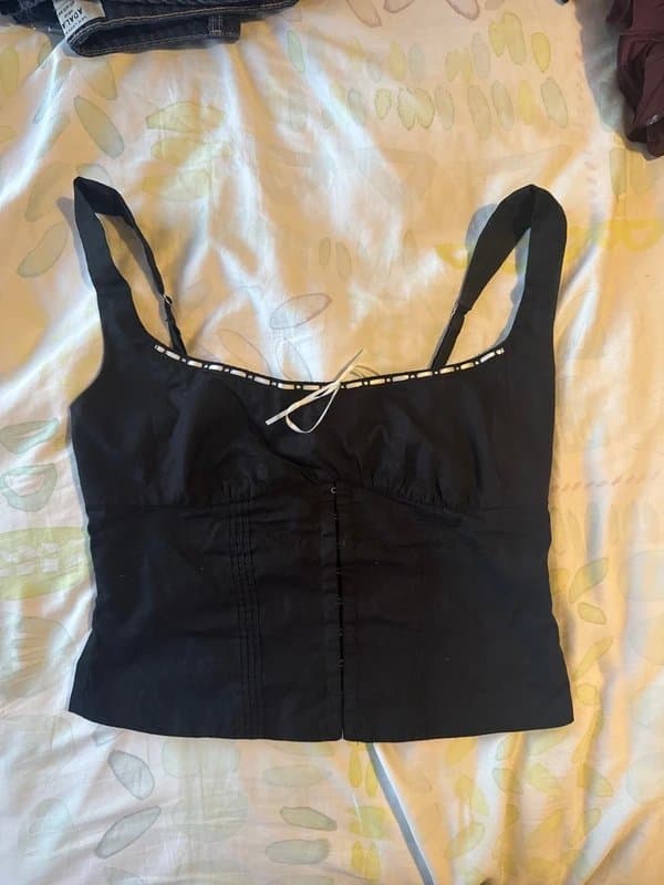 Bershka Black Corset top Bershka