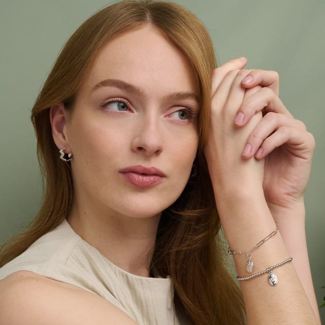 Clogau Clogau Women's Nature's Wonder Sterling Silver Forget-Me-Not Affinity Bracelet in Metallics - 2