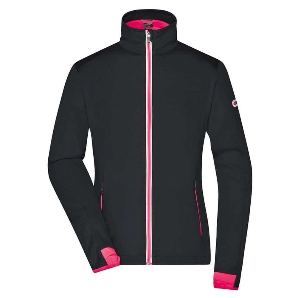 James and Nicholson James and Nicholson Women's Sports Soft Shell Jacket in True Black