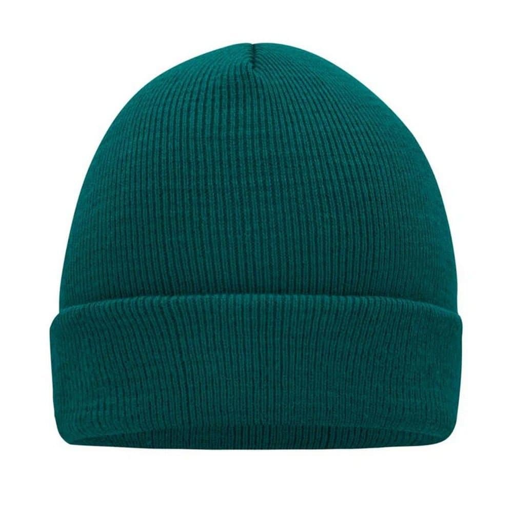 Myrtle Beach Myrtle Beach Men's Knitted Beanie in Dark Green