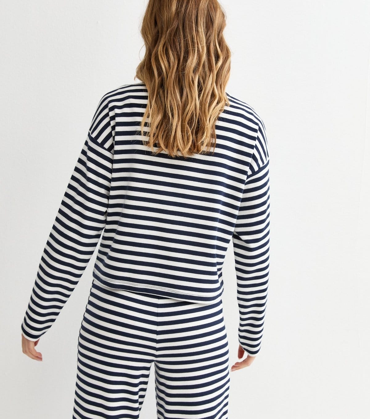 New Look Women's Blue Relaxed Striped Button Through Cardigan New Look - 4