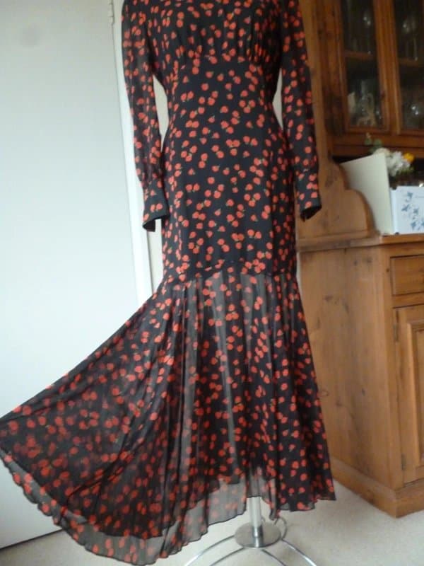 Never Fully Dressed Never Fully Dressed "Rena" Rose Floral Maxi dress