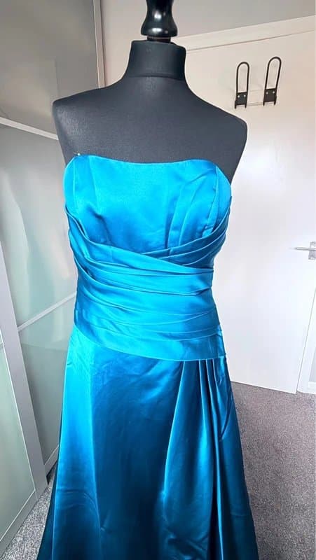 Morilee NWT Ex shop sample Mori Lee Stunning Teal bridesmaid/graduation/prom dress size 16