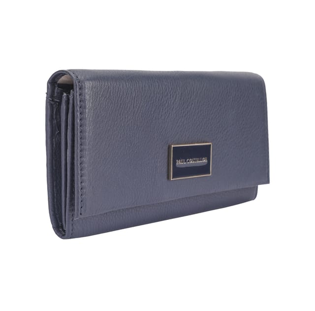 Paul Costelloe Paul Costelloe Women's Ellen Leather Purse in Navy - 2